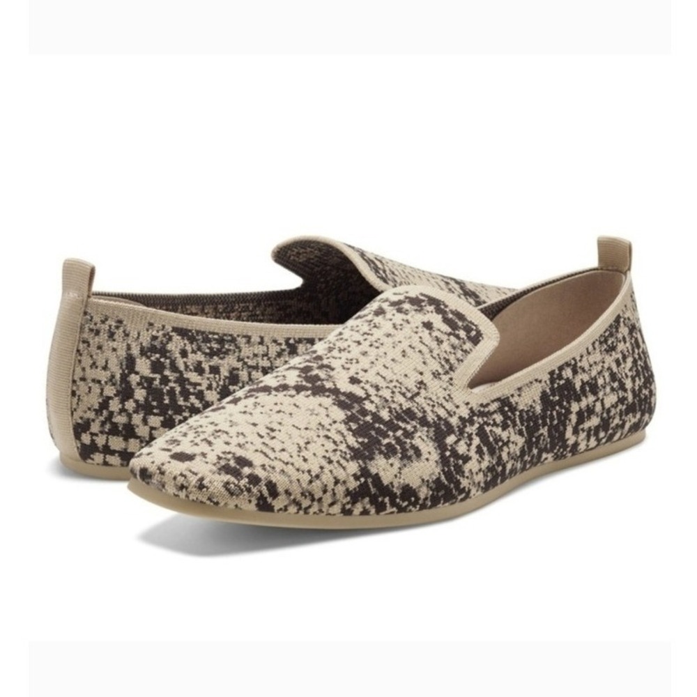 LOUISE ET CIE Loafer Artemid Snake Print‎ Slip On Flats Women Sz 9 Washable Knit